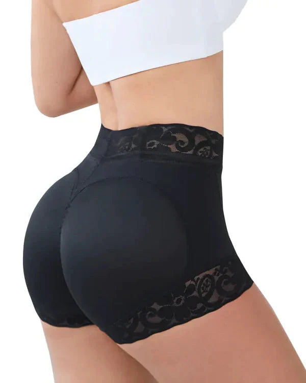 Calcinha Modeladora Afina Cintura e Modela o Bumbum - Compre 1 e leve 2 Roupas (Sutiãs e Calcinhas 9) Dm Stores Preto + Preto PP