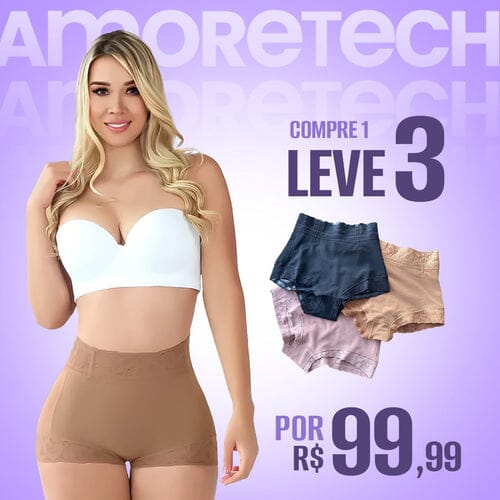 Calcinhas Fit Shape [Compre 1 Leve 3] FEMININO - ROUPAS - CALCINHA 2 Dm Stores