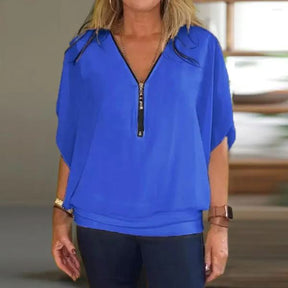 Camisa Feminina Casual de Chiffon FEMININO - ROUPAS - CAMISA 1 Dm Stores