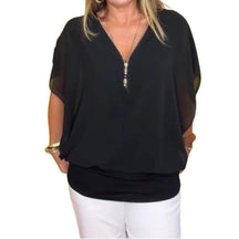 Camisa Feminina Casual de Chiffon FEMININO - ROUPAS - CAMISA 1 Dm Stores Preto P