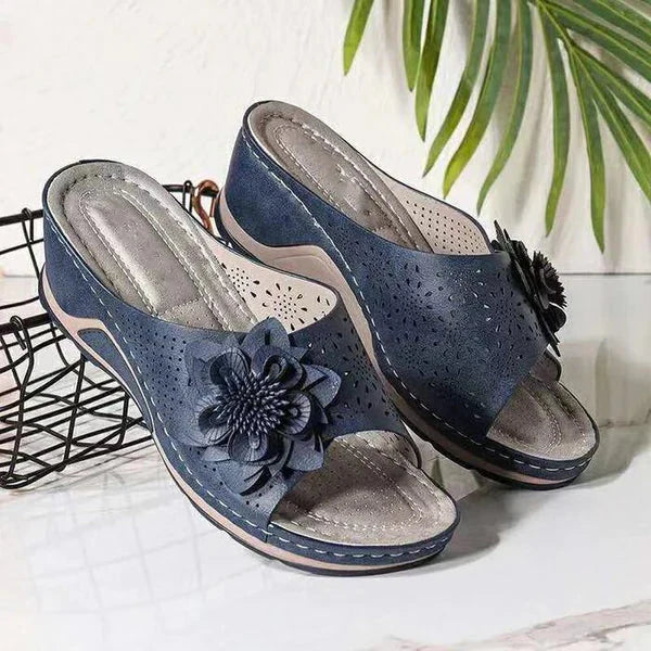 Sandália Camurça Original Calçados (Sandália Feminina 30) Dm Stores 33 Azul