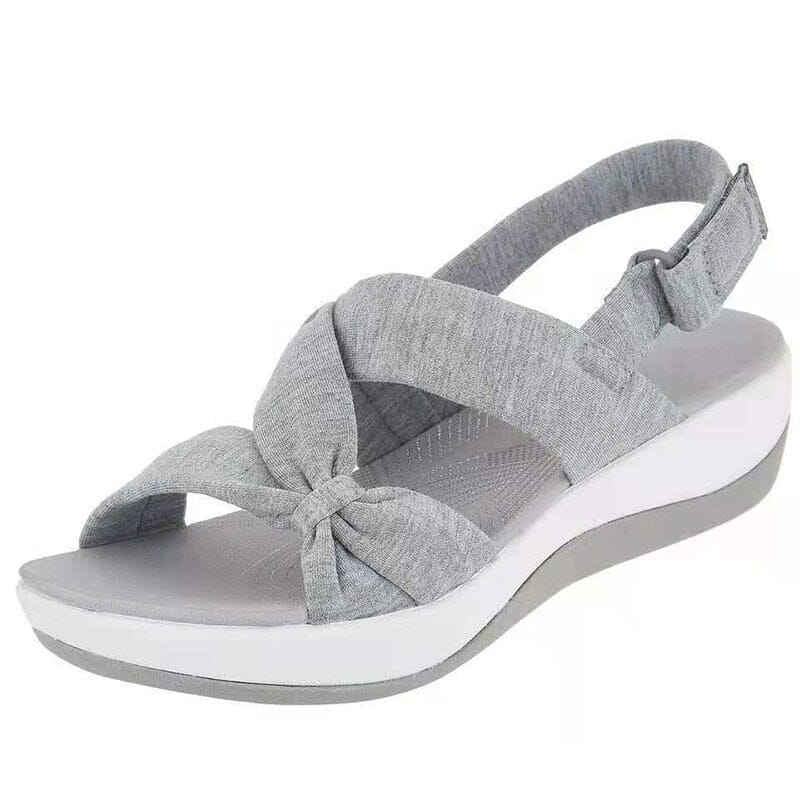 Sandália Confortável Benetto FEMININO - CALÇADOS - SANDALIA 12 Dm Stores Cinza 33