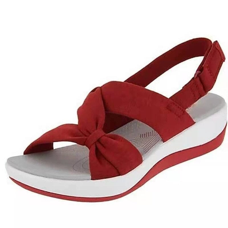 Sandália Confortável Benetto FEMININO - CALÇADOS - SANDALIA 12 Dm Stores Vermelho 33