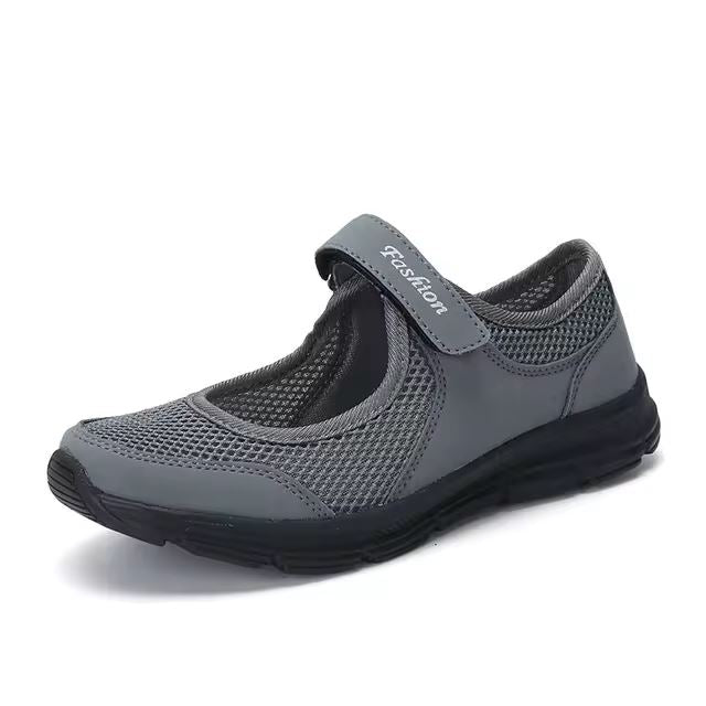 Sapatilha Casual Feminina Ortopédica Slip-On FEMININO - CALÇADOS - SAPATILHA 3 Dm Stores Cinza 33